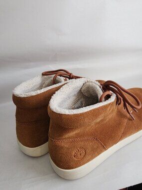 Timberland Ashwood Park Warm Lined Chukka Boots Men’s 10.5 Brown Suede
